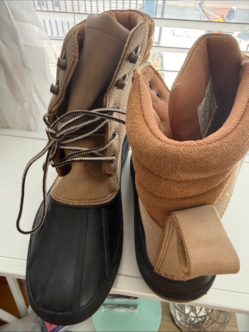 Goodfellow & Co Brown and Black Men’s Rain & Snow Boots BRAND NEW